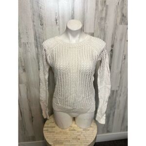White winter sweater